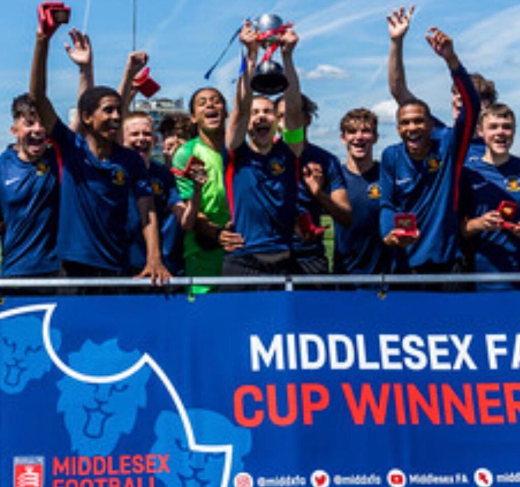 County Cup Winners 2022 - Isleworthians Youth U16 Whites
